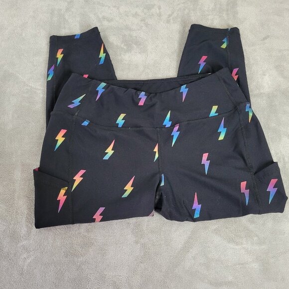 Torrid Womens Pants 2 2X Plus Capri Activewear Pull On Black BLA61E - Picture 1 of 9